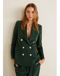 mango green blazer