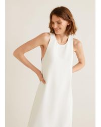 mango back bow dress