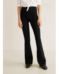 mango flared leggings