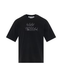 Off-White c/o Virgil Abloh Neen Arrow Skate T-shirt in Black for Men