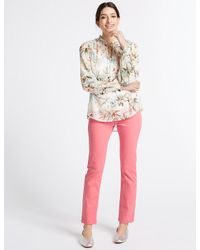 roma rise slim leg jeans