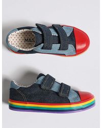 childrens rainbow trainers