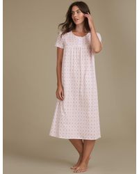 marks and spencer cotton nightdress