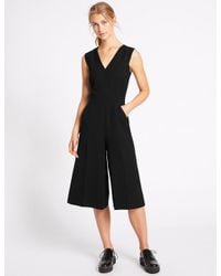 marks and spencer black jumpsuit