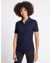 marks and spencer ladies polo shirts