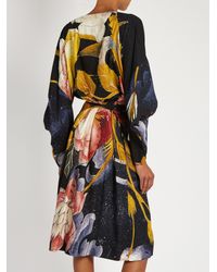 Vivienne Westwood Anglomania Multicolor Witches Curve Crepe Dress