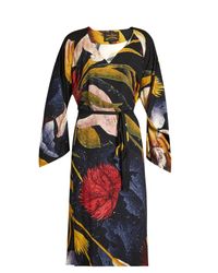 Vivienne Westwood Anglomania Multicolor Witches Curve Crepe Dress