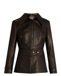 roberto cavalli leather jacket