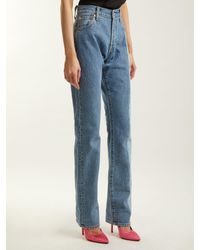 Jean droit revisité X Levi's Vetements en coloris Blue