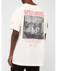 off white impressionism t shirt black