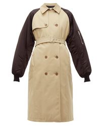 msgm denim trench coat