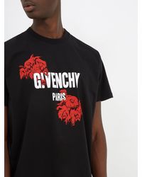 givenchy rose t shirt