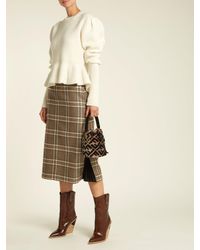 fendi shearling bucket bag