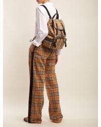 burberry backpack vintage check