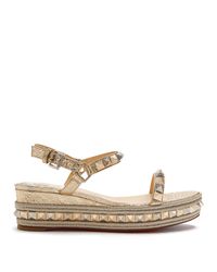 louboutin flat espadrilles