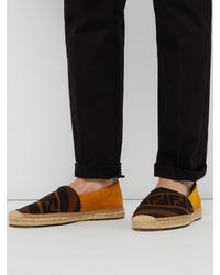 fendi logo espadrilles