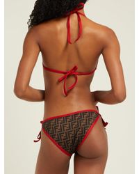 fendi bikini red