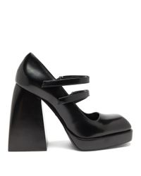 Nodaleto bulla babies 85 black leather pumps Clearance