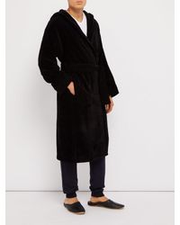 versace hooded bathrobe