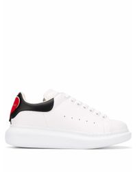 alexander mcqueen heart patch sneakers