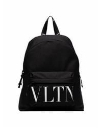 Valentino Garavani Black Backpack for men