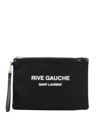 Saint Laurent Black Pouch for men