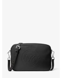 Borsa a tracolla Fulton Sport grande in pelle di Michael Kors in Nero | Lyst