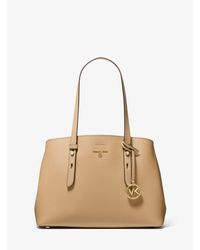Bolso tote Mel mediano de piel saffiano Michael Kors de color Neutro | Lyst