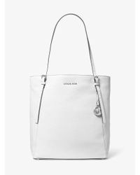 michael kors white leather bag