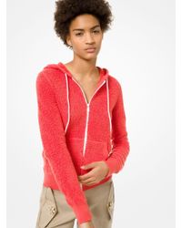 michael kors hoodie womens orange