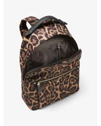 michael kors leopard print backpack
