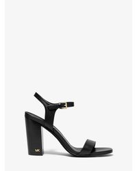 Michael kors francine leather sandal Clearance