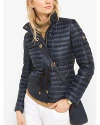 michael kors packable nylon puffer jacket