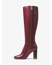 michael kors walker flat boot