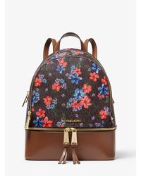 michael kors floral backpack
