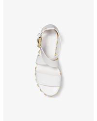 garner studded leather flatform