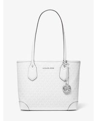 mk white tote