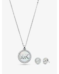 Michael Kors Sterling Silver Pavé 