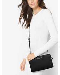 Bandolera transformable Jet Set grande de piel saffiano Michael Kors de  Cuero de color Negro | Lyst