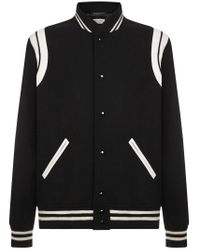 saint laurent letterman jacket