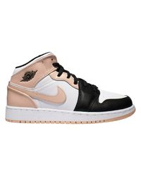 Air jordan 1 mid Nike de color Rosa - Lyst