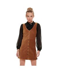 ONLY Fenja S/l Dress Jrs Jurken in het Brown