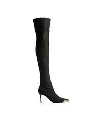 stivali alti versace