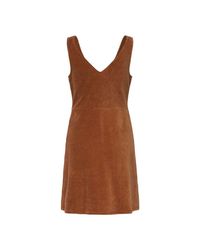 ONLY Fenja S/l Dress Jrs Jurken in het Brown