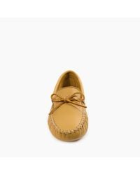 men's minnetonka double deerskin softsole