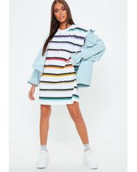 rainbow tee shirt dress