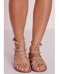 missguided studded gladiator sandals
