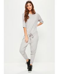 ribbed lounge jumpsuit