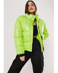 neon puffer vest