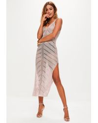 gold distressed knitted dress